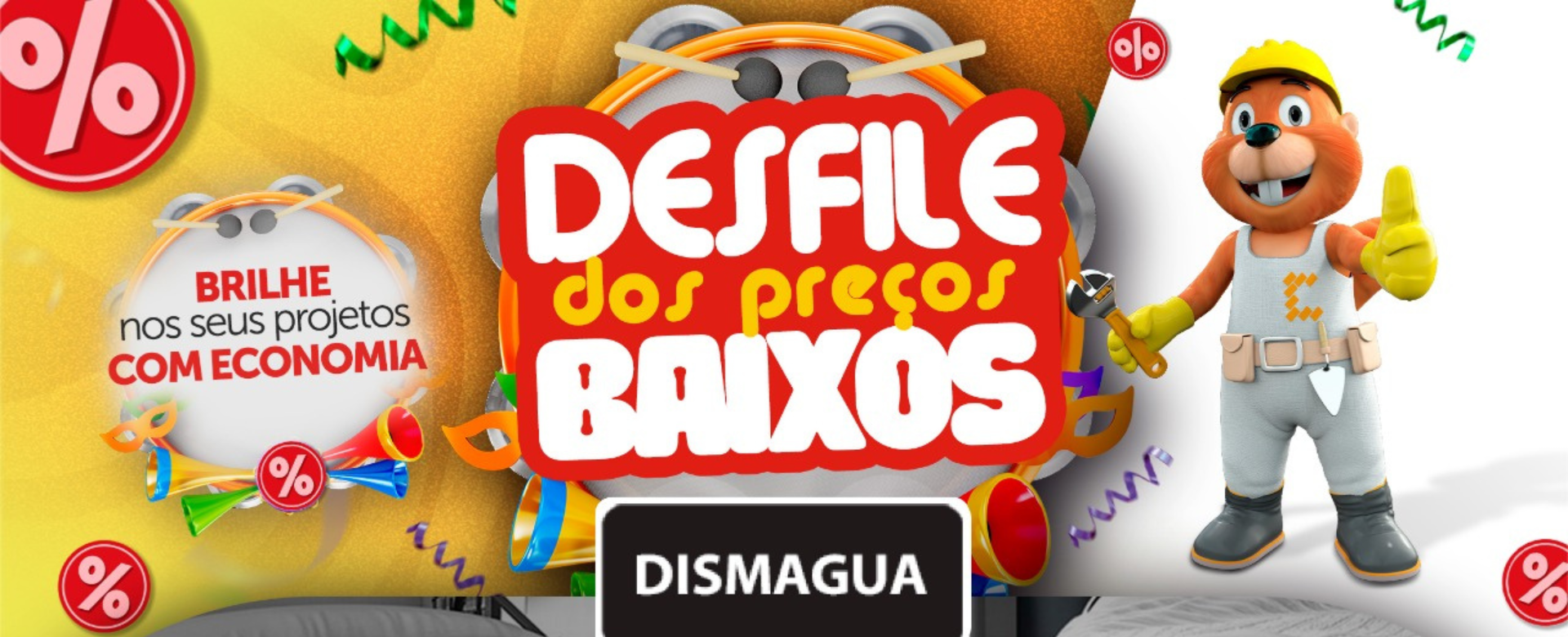 Banner de site para atendimento via zap